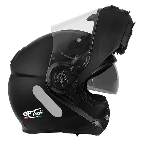 Capacete GP TECH A118 SV Mono Articulado Robocop lado1