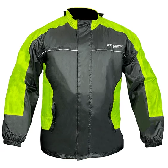 Capa Chuva GP TECH Pioggia NYLON aparela e preta jaqueta - vendedor zeus moto center