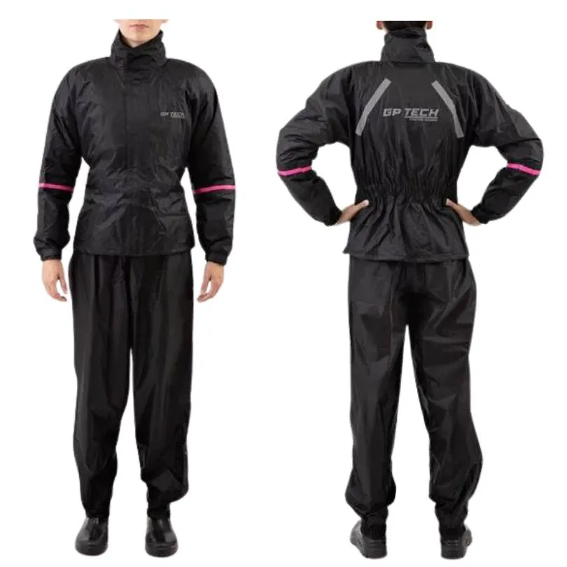 Capa Chuva Gp tech Essence Preta Rosa Feminina vendedor zeus moto center