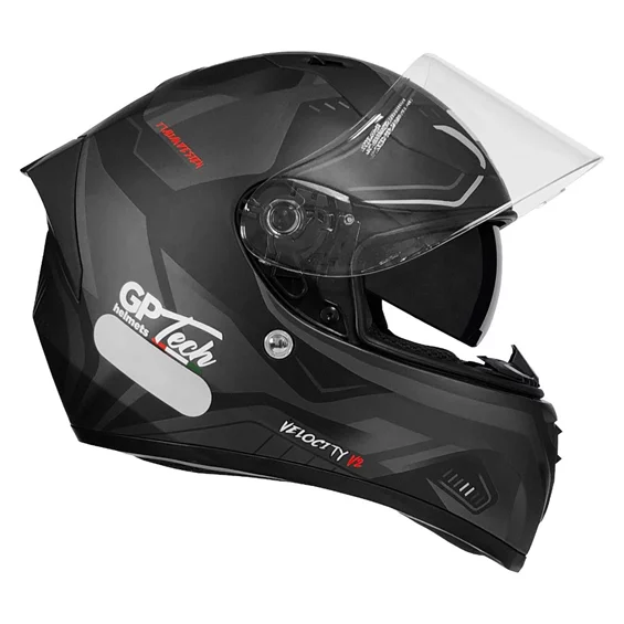 Capacete GP Tech V128 Velocity V2 lado 1