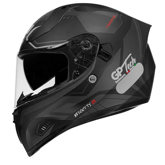 Capacete GP Tech V128 Velocity V2 lado